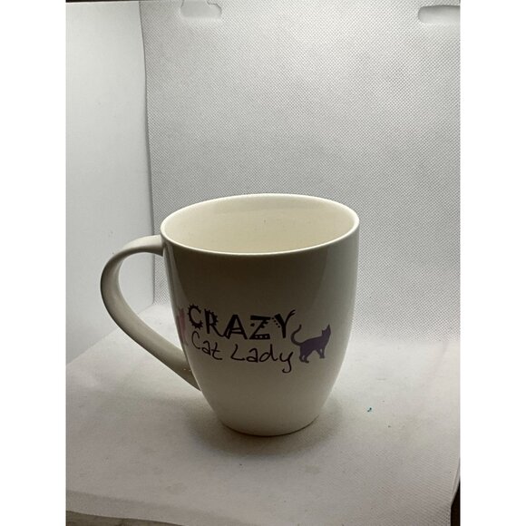 Crazy Cat Lady Vintage Mug With Cat Graphics - Picture 9 of 9